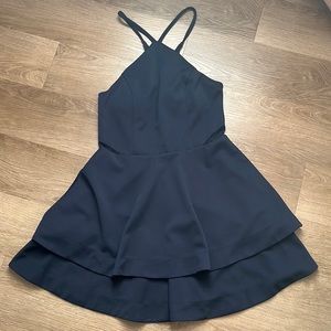 Navy Blue Formal Short Dress
